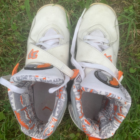 Jordan Retro 8’s Orange/White main image 5